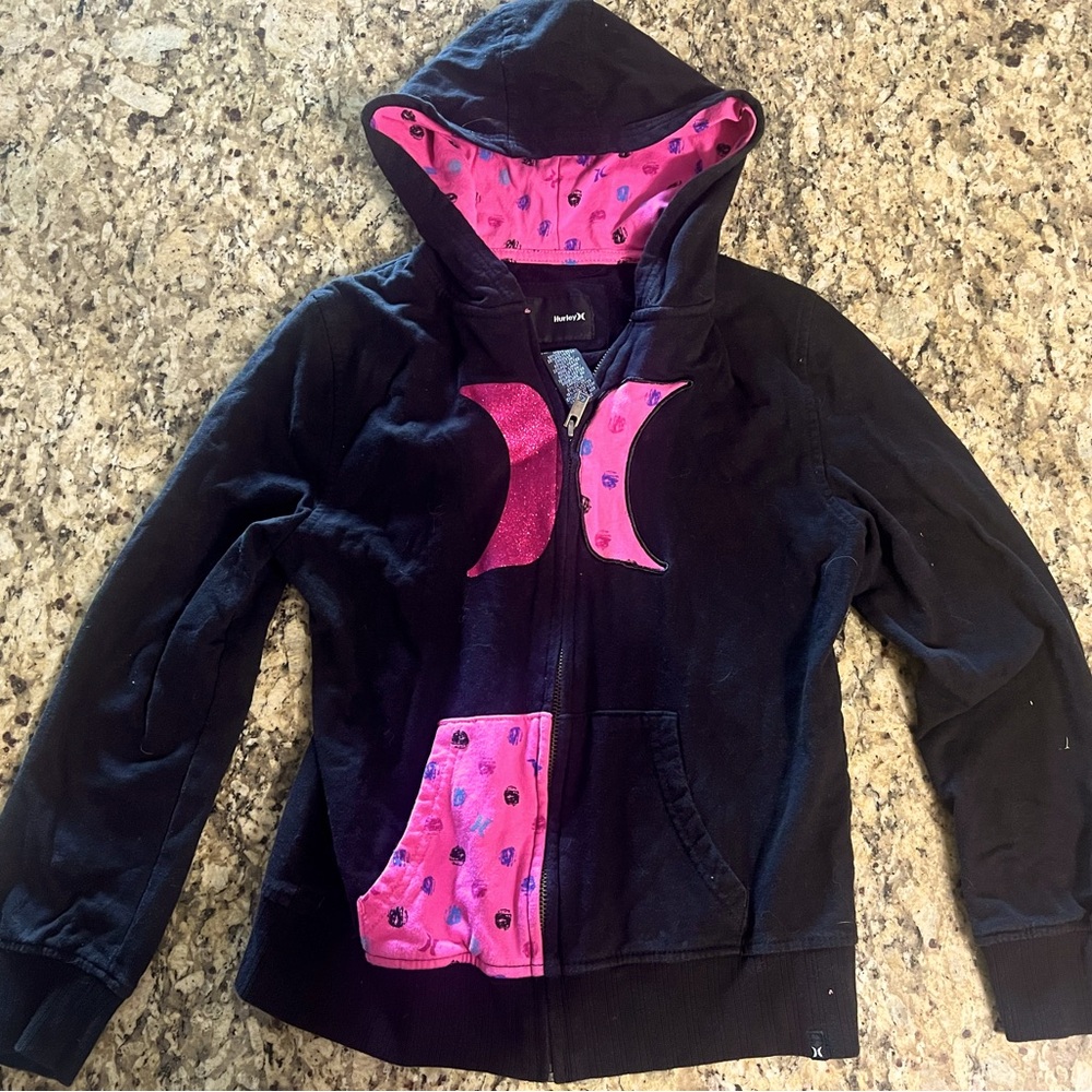 Girls Hurley Zip-up Hoodie